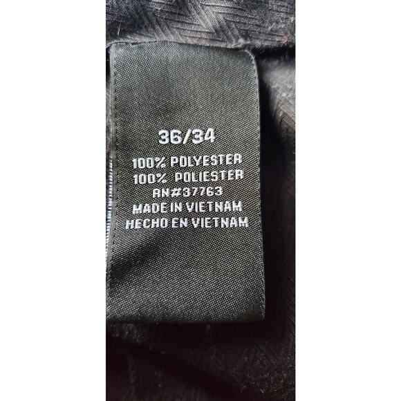 Perry Ellis Portfolio Men's Gray Pleaded Slacks Size 36/34 - Picture 4 of 7